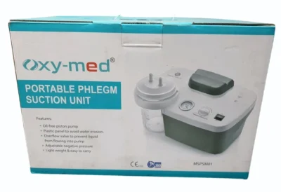 Oxymed Portable Suction Machine box photo