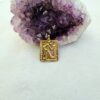 Ancient Figure Brass Pendant